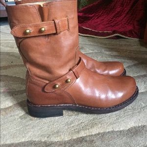 Brown Leather Women's Boots